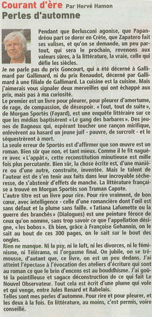 Hervé Hamon nous parle de Tatiana !